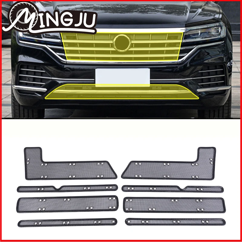 For Volkswagen VW Touareg CR 2018 2019 2020 2021 Car Accessories Front Grille Insert Net Anti-insect Dust Proof Inner Cover Mesh
For Volkswagen VW Touareg CR 2018 2019 2020 2021 Car Accessories Front Grille Insert Net Anti-insect Dust Proof Inner Cover Mesh