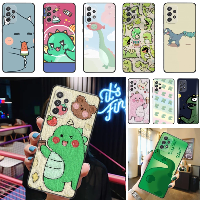 Cute Flowers Couples Dinosaur Funny Color Painting Phone Case For Samsung Galaxy A52 A72 4G 5G Carcasa Back Cover Funda
Cute Flowers Couples Dinosaur Funny Color Painting Phone Case For Samsung Galaxy A52 A72 4G 5G Carcasa Back Cover Funda