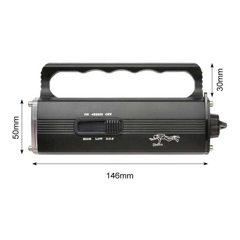 100000LM LED Diving Flashlight Portable Rechargeable Diving Light Searchlight IPX8 Waterproof Torch Lamp Lantern+DC Charger
100000LM LED Diving Flashlight Portable Rechargeable Diving Light Searchlight IPX8 Waterproof Torch Lamp Lantern+DC Charger