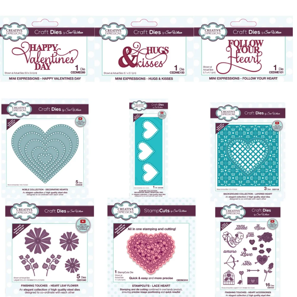 New Arrival Parper Metal Cutting Dies With Valentine's Day DIY Scrapbooking Photo Album Decorative Embossing PaperCard Crafts
New Arrival Parper Metal Cutting Dies With Valentine's Day DIY Scrapbooking Photo Album Decorative Embossing PaperCard Crafts