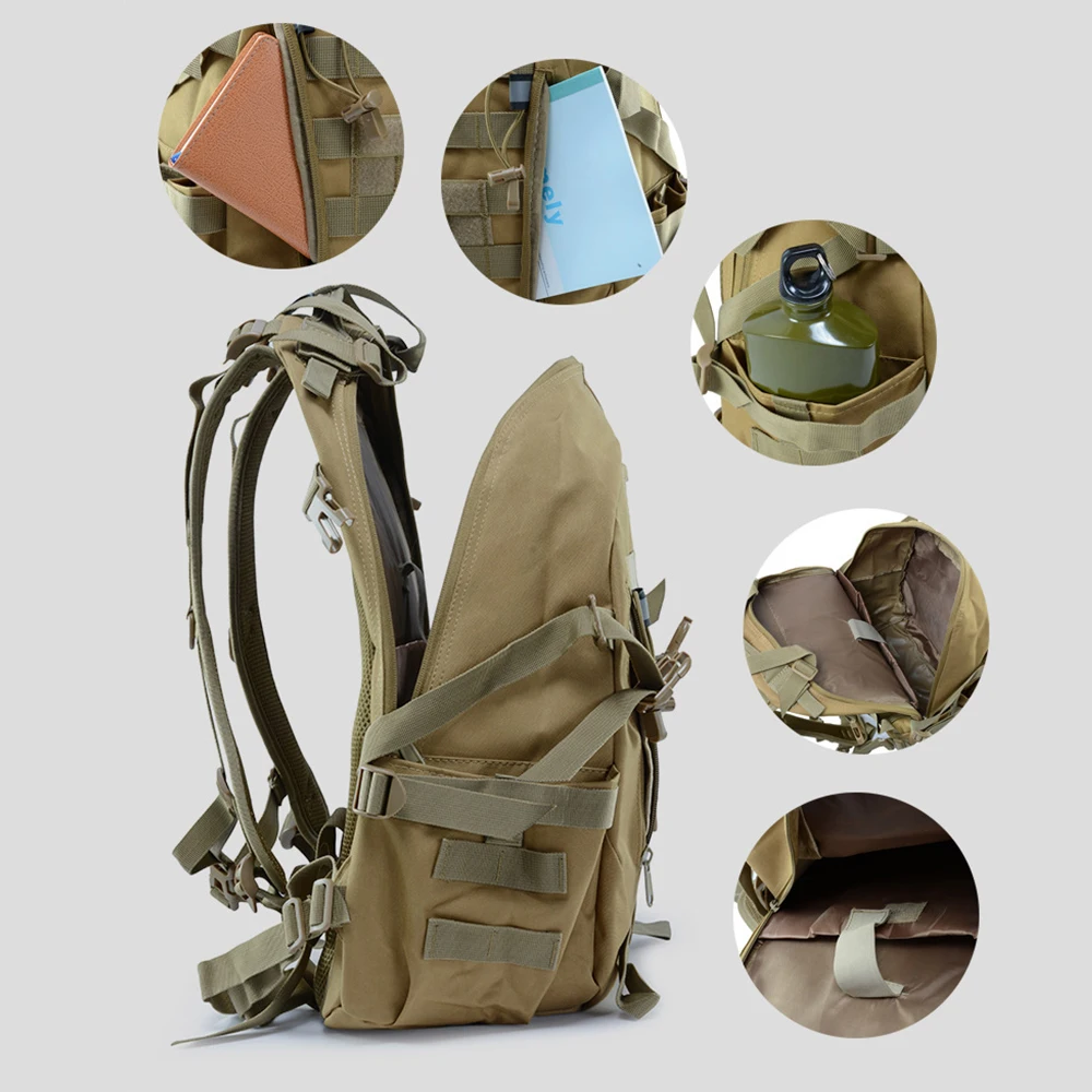 Tactical Camping Outdoor Travel Waterproof Oxford Large Capacity Backpack Commuter Student Backpack Hiking Fishing
Tactical Camping Outdoor Travel Waterproof Oxford Large Capacity Backpack Commuter Student Backpack Hiking Fishing