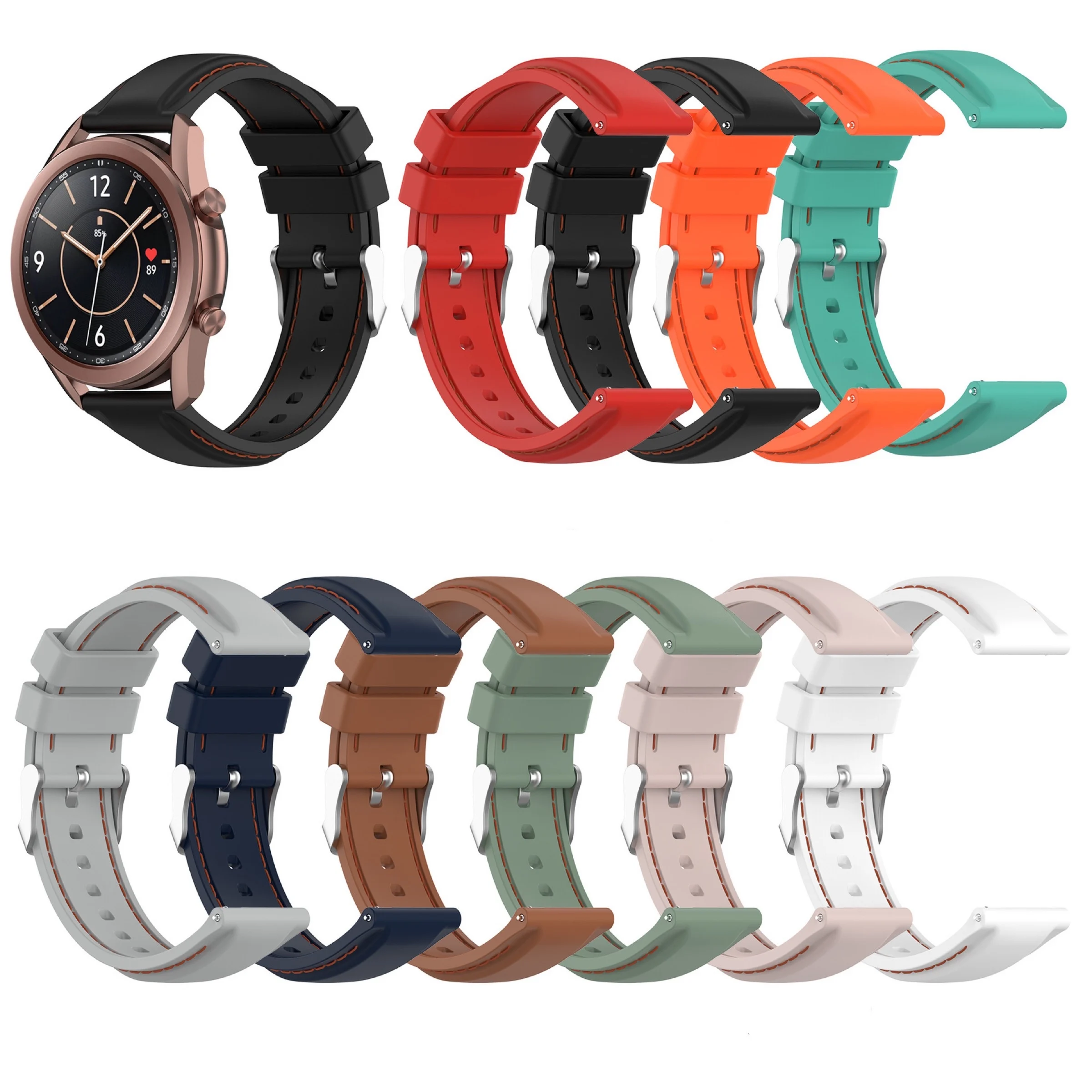 For Samsung Galaxy Watch 3 45mm 41mm Strap Silicone Fashion Bracelet For Galaxy Active 2 Watchband 20mm 22mm Replaceable Wrist
For Samsung Galaxy Watch 3 45mm 41mm Strap Silicone Fashion Bracelet For Galaxy Active 2 Watchband 20mm 22mm Replaceable Wrist