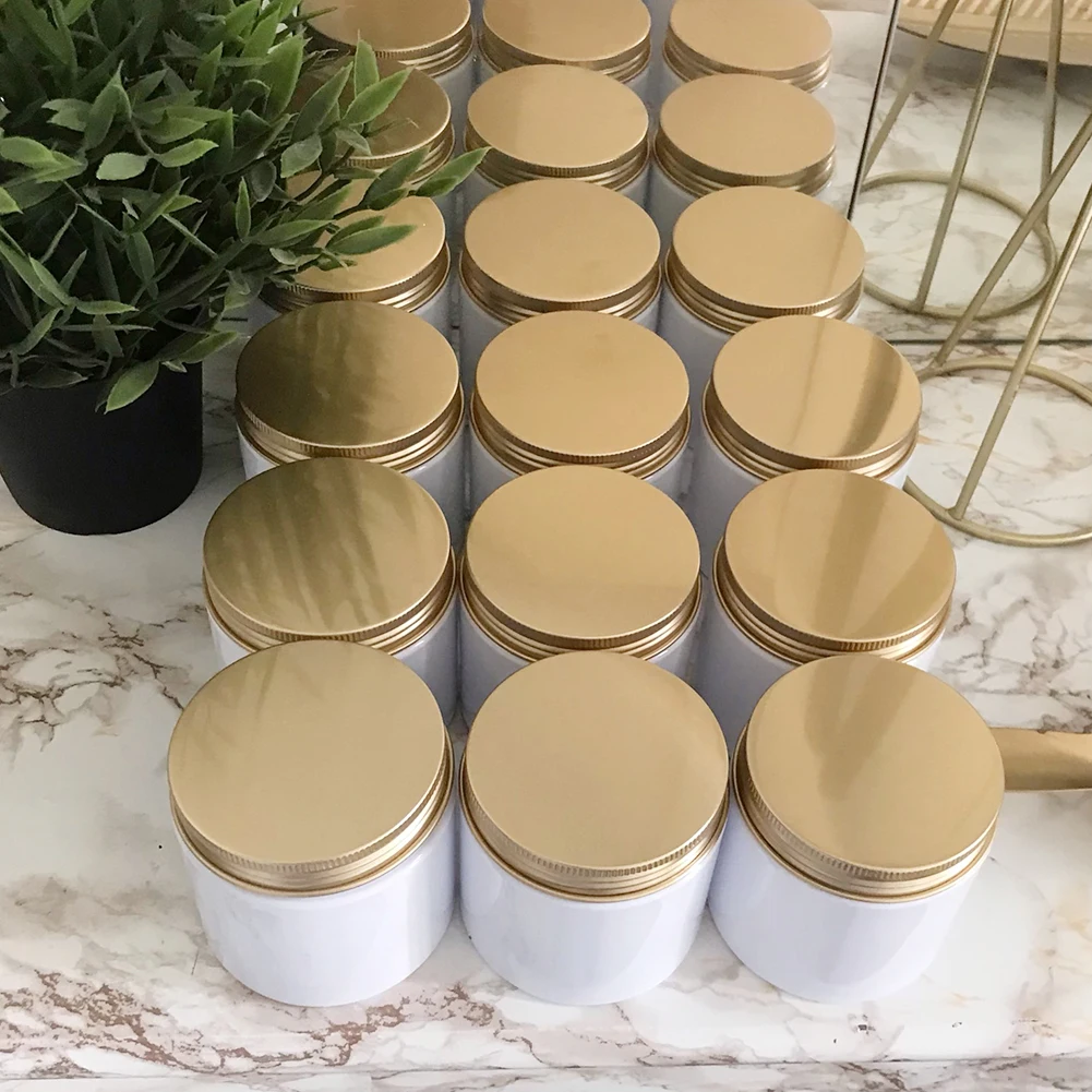 10pcs/lot 200G 200ml Plastic Jar Cosmetic Cream Jar Plastic Pot Aluminum Lid Plastic Cap PET Container Empty Food Packing Cans 
10pcs/lot 200G 200ml Plastic Jar Cosmetic Cream Jar Plastic Pot Aluminum Lid Plastic Cap PET Container Empty Food Packing Cans