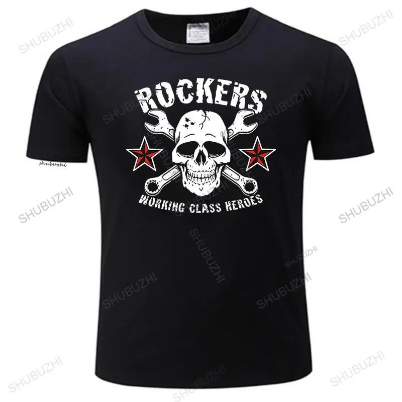 New Funny Clothing Casual Short Sleeve T-Shirt ROCKERS WORKING CLASS HEROES - Rock'n'Roll Rockabilly Punk Rocker Skull T shirt
New Funny Clothing Casual Short Sleeve T-Shirt ROCKERS WORKING CLASS HEROES - Rock'n'Roll Rockabilly Punk Rocker Skull T shirt