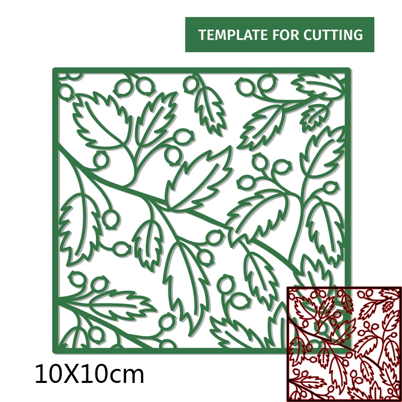 Cutting Metal Dies Hollow Leaves Gird New Stencils DIY Scrapbooking Paper Cards Craft Making New Craft Decoration 100*100mm
Cutting Metal Dies Hollow Leaves Gird New Stencils DIY Scrapbooking Paper Cards Craft Making New Craft Decoration 100*100mm