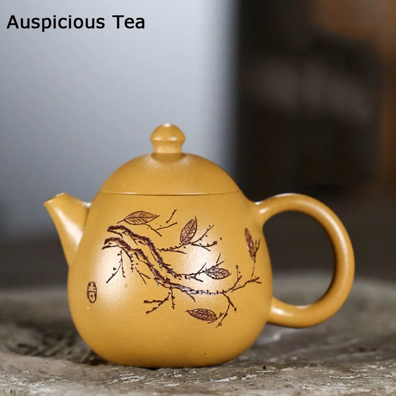 190 мл Yixing сырая руда Золотая секция, глина Дракон яйцо фиолетовая глина чайный горшок ручной работы бытовой чайный набор кунг-фу чайный набо...
190 мл Yixing сырая руда Золотая секция, глина Дракон яйцо фиолетовая глина чайный горшок ручной работы бытовой чайный набор кунг-фу чайный набо...