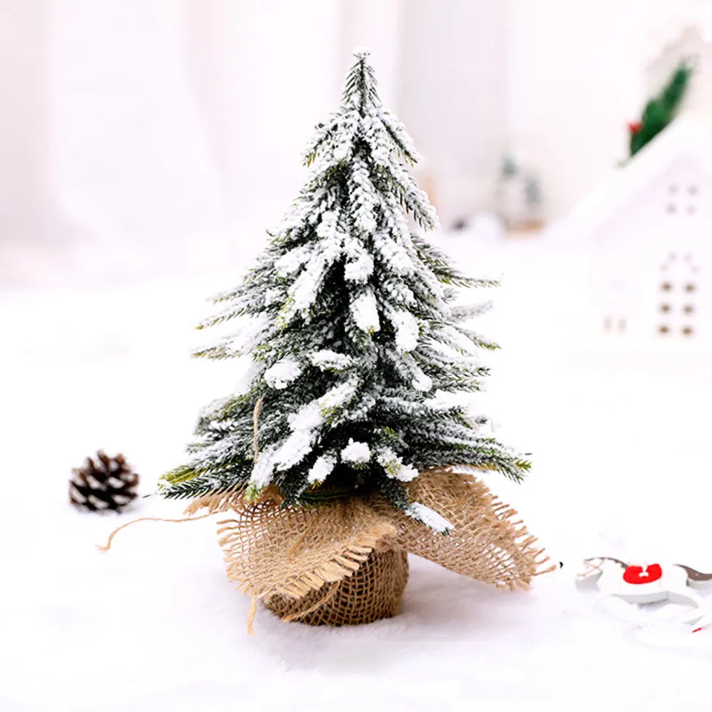 

Mini Christmas Tree Shopping Mall Window Counter Supermarket Xmas Trees Decor Simulated Cedar PVC Home Craft Ornaments