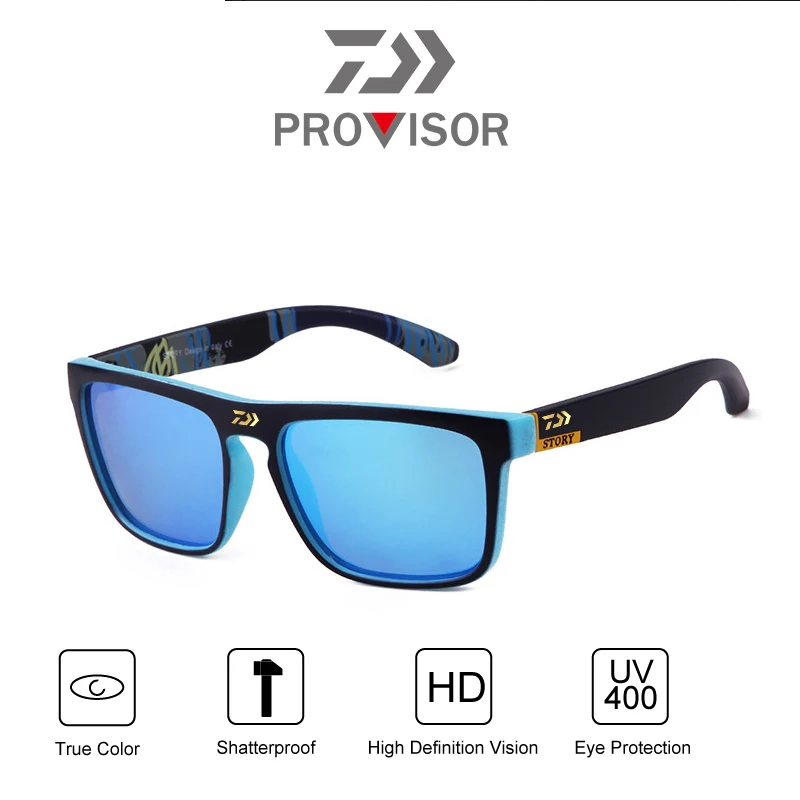 2020 Daiwa Men's New Anti-UV Fishing Polarized Sunglasses Outdoor Mountaineering Cycling Surfing Skateboarding Sunglasses
2020 Daiwa Men's New Anti-UV Fishing Polarized Sunglasses Outdoor Mountaineering Cycling Surfing Skateboarding Sunglasses