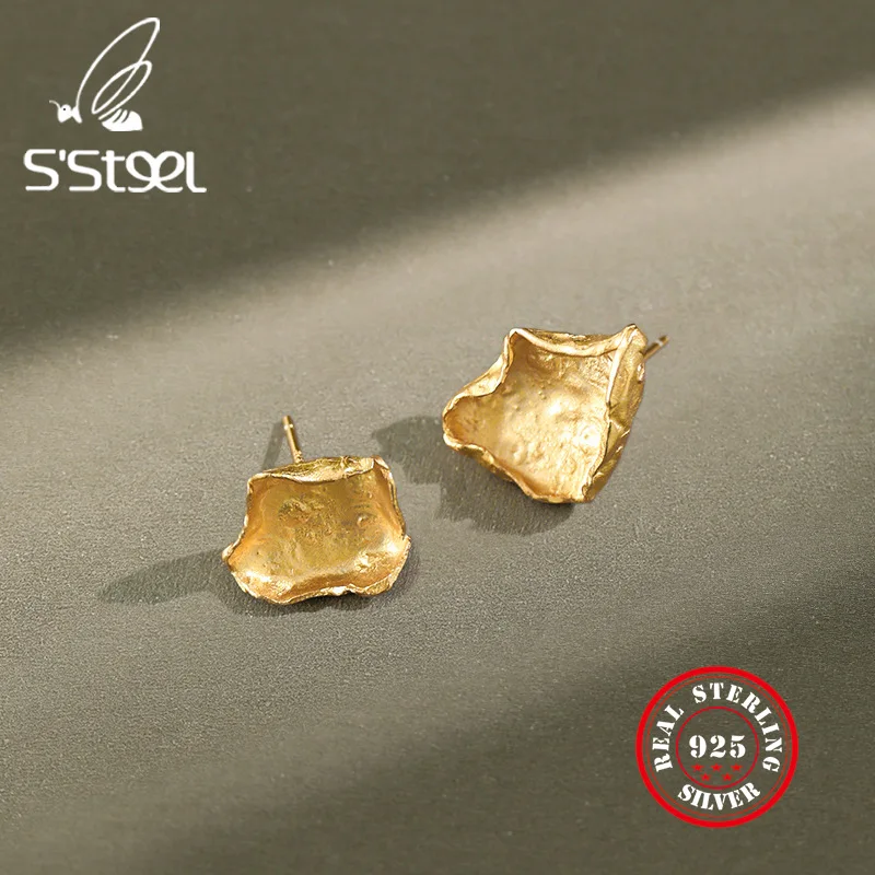 Серьги женские из серебра 925 пробы, асимметричные серьги-гвоздики пробы, 2020
Серьги женские из серебра 925 пробы, асимметричные серьги-гвоздики пробы, 2020