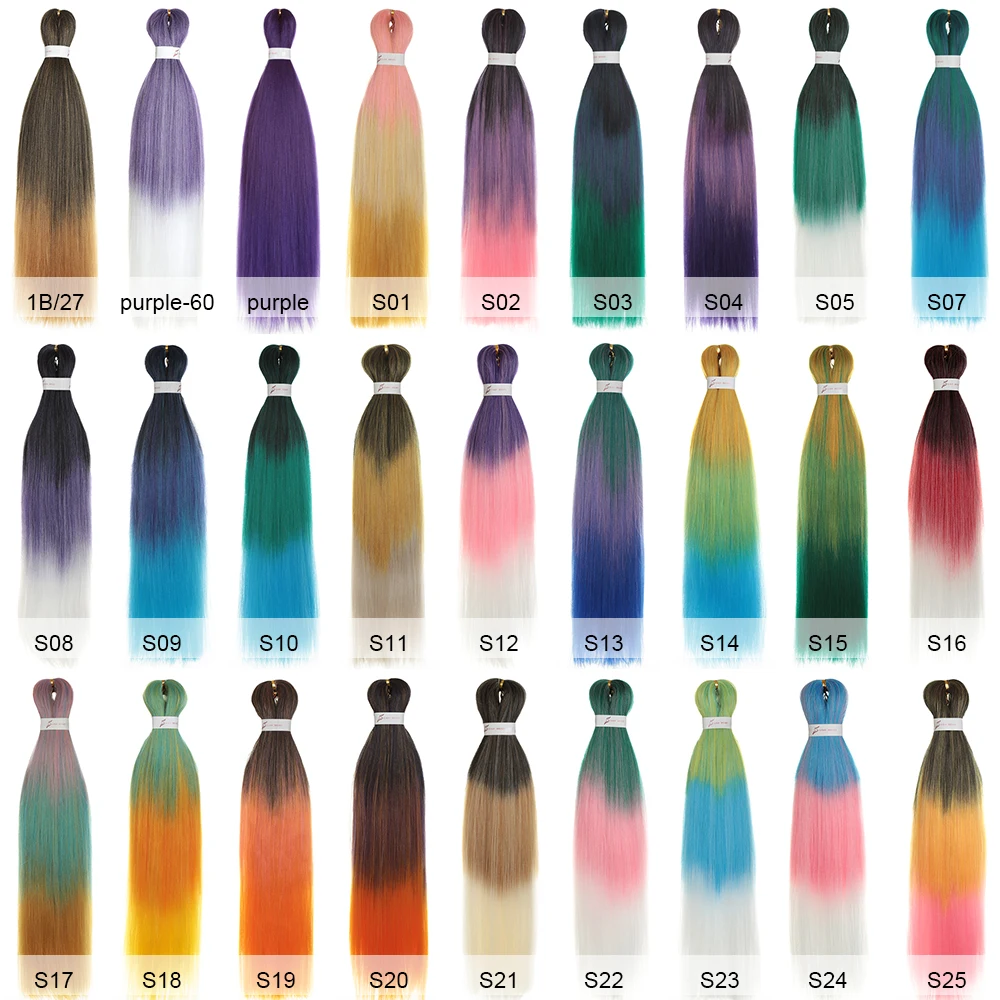 26"Pre Stretched Expression Braiding Hair Box Braids Crochet Hair Ombre Synthetic Ez Braid Hair Extensions Low Temperature Fiber
26"Pre Stretched Expression Braiding Hair Box Braids Crochet Hair Ombre Synthetic Ez Braid Hair Extensions Low Temperature Fiber