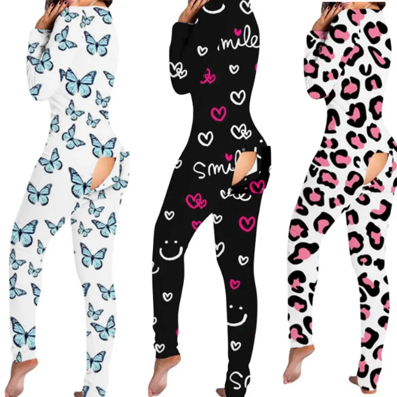 2022 Women Onesies With Butt Flap For Adults Sexy Sleepwear Romper Open Butt Pajamas Jumpsuit New Year Pyjama Long Nightie
2022 Women Onesies With Butt Flap For Adults Sexy Sleepwear Romper Open Butt Pajamas Jumpsuit New Year Pyjama Long Nightie