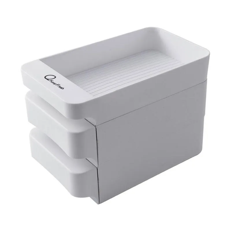 Refrigerator Drawer Egg Storage Rack Organizer There-layer For Eggs Fruit Holder Storage Kitchen Box Egg Vegetables Y3A4
Refrigerator Drawer Egg Storage Rack Organizer There-layer For Eggs Fruit Holder Storage Kitchen Box Egg Vegetables Y3A4