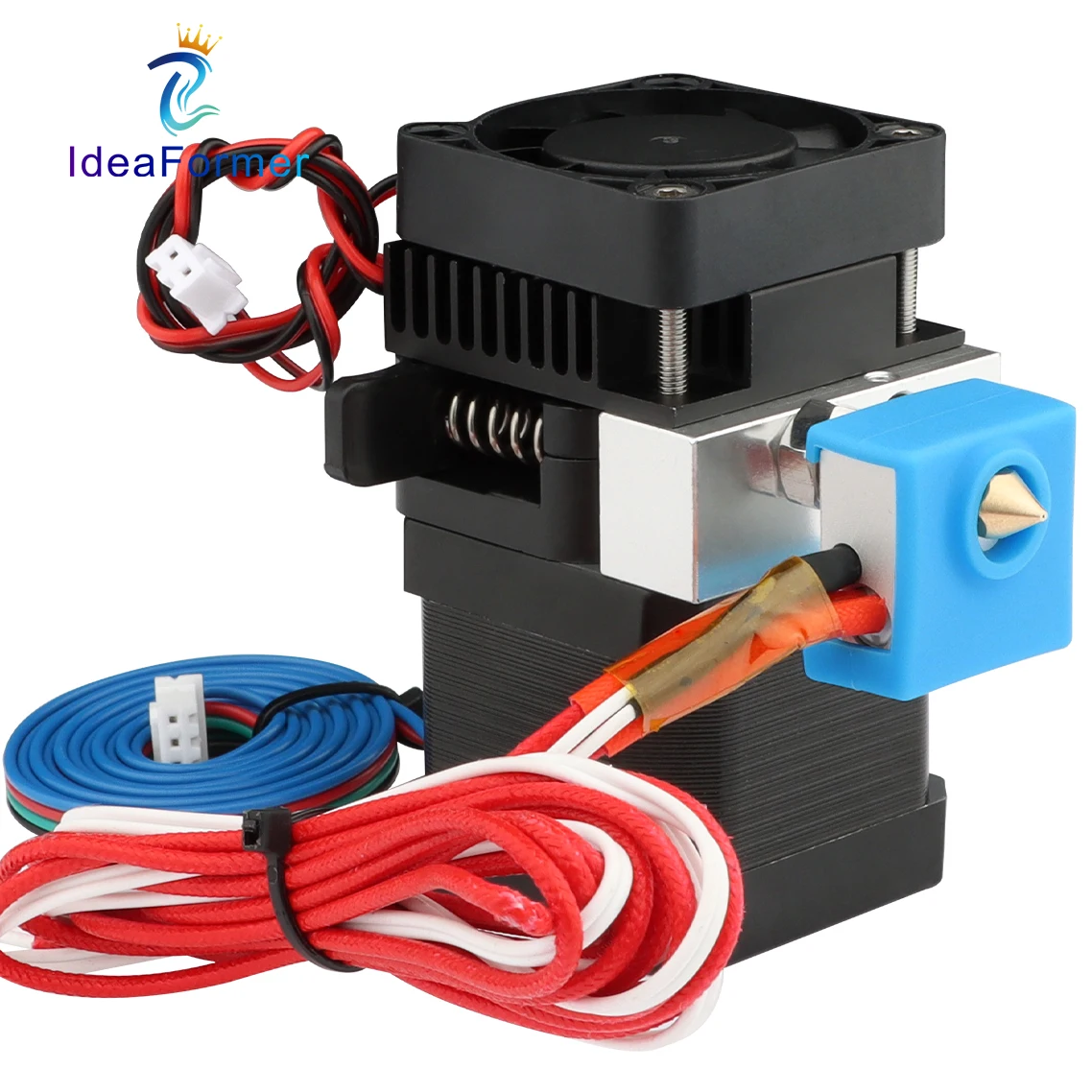 3D Printer MK8 MK9 Extruder Left/Right Hand Plastic 40mm Height Stepper Motor 0.4mm Nozzle 1.75/3.0mm with cooling fan full kit.
3D Printer MK8 MK9 Extruder Left/Right Hand Plastic 40mm Height Stepper Motor 0.4mm Nozzle 1.75/3.0mm with cooling fan full kit.
