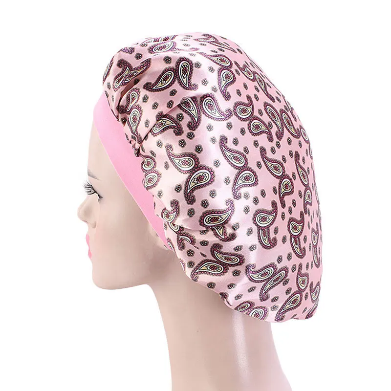 Satin Printing Reversible hat fashion Head Cover Night Cap Hair Styling Ladies Sleep Hat Bonnet Hat Curly Hair Cover Accessories
Satin Printing Reversible hat fashion Head Cover Night Cap Hair Styling Ladies Sleep Hat Bonnet Hat Curly Hair Cover Accessories