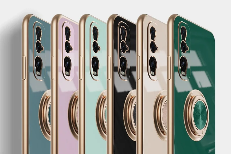 Oppo Find X3 Pro Slim Thin Finger Ring Stand Electroplated Silicone Soft Flexible TPU Frame Bumper Covers X2 Pro 6D Phone Cases
Oppo Find X3 Pro Slim Thin Finger Ring Stand Electroplated Silicone Soft Flexible TPU Frame Bumper Covers X2 Pro 6D Phone Cases