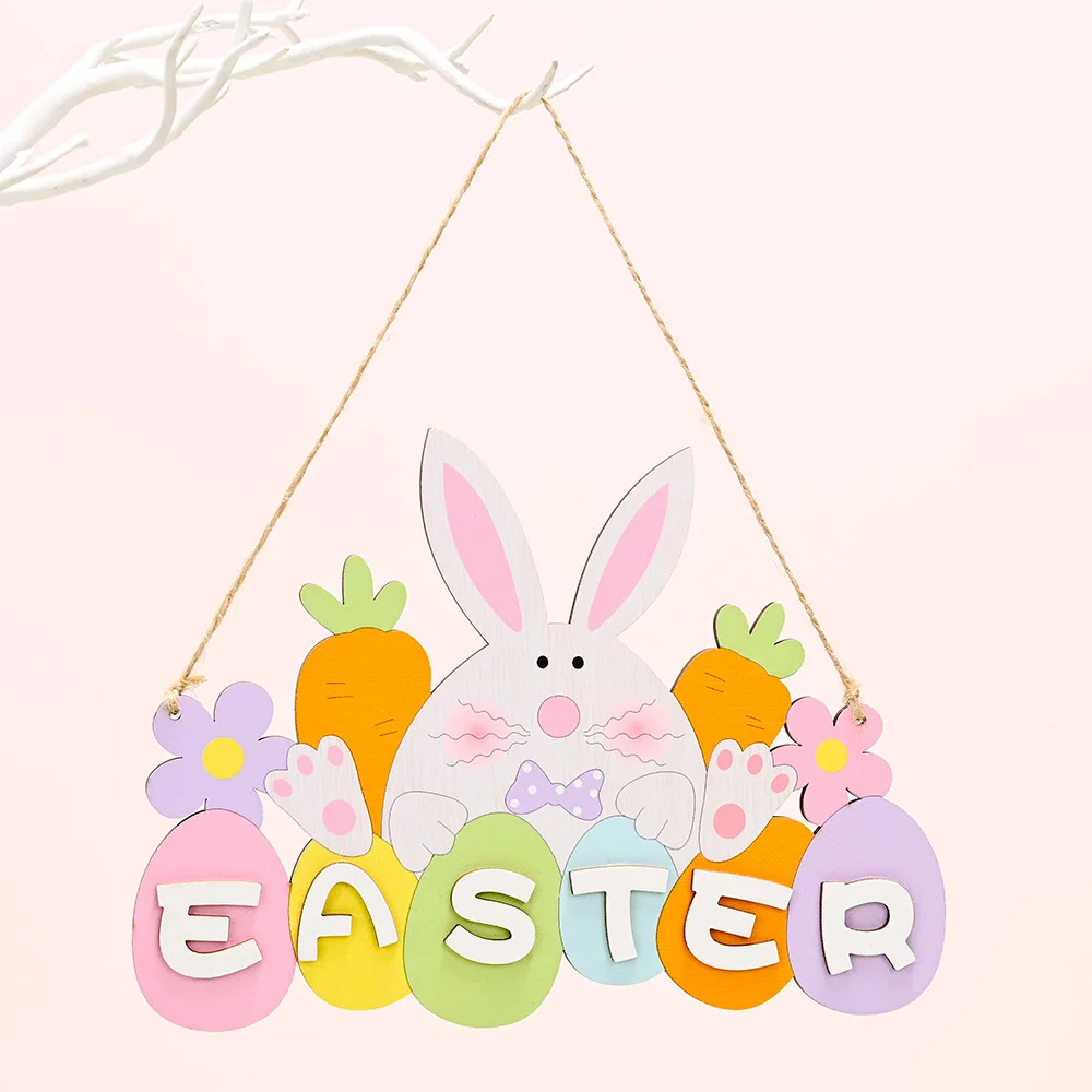 DIY Wooden Bunny Rabbit Ornaments Easter Decorations for Home Happy Easter Party Decor Kids Easter Gifts Tree Hanging Pendant
DIY Wooden Bunny Rabbit Ornaments Easter Decorations for Home Happy Easter Party Decor Kids Easter Gifts Tree Hanging Pendant