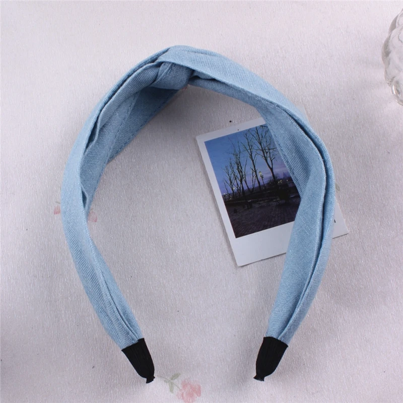 Retro Blue Jeans Fabric Tied Twisted Hairbands Denim Cloth Leisure Headbands For Women Girls Boutique Headwear Hair Accessories
Retro Blue Jeans Fabric Tied Twisted Hairbands Denim Cloth Leisure Headbands For Women Girls Boutique Headwear Hair Accessories
