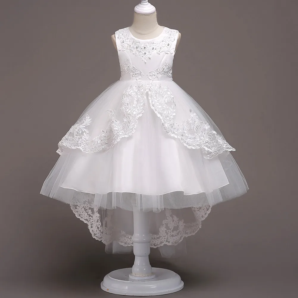 Lovely Children Tutu Lace Stitching Banquet Dress Elegant Party Dress Princess Flower Girls Eucharist Exquisite Dance Dress
Lovely Children Tutu Lace Stitching Banquet Dress Elegant Party Dress Princess Flower Girls Eucharist Exquisite Dance Dress