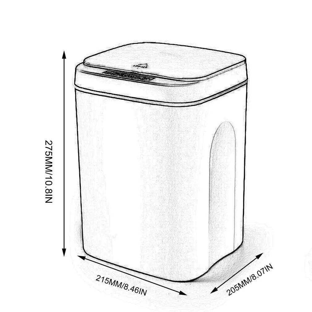 12/14/16L Smart Trash Can Rubbish Bucket Can Motion Sensor Touchless Inductive USB Trash Can With Lid Automatic Waste Basket
12/14/16L Smart Trash Can Rubbish Bucket Can Motion Sensor Touchless Inductive USB Trash Can With Lid Automatic Waste Basket