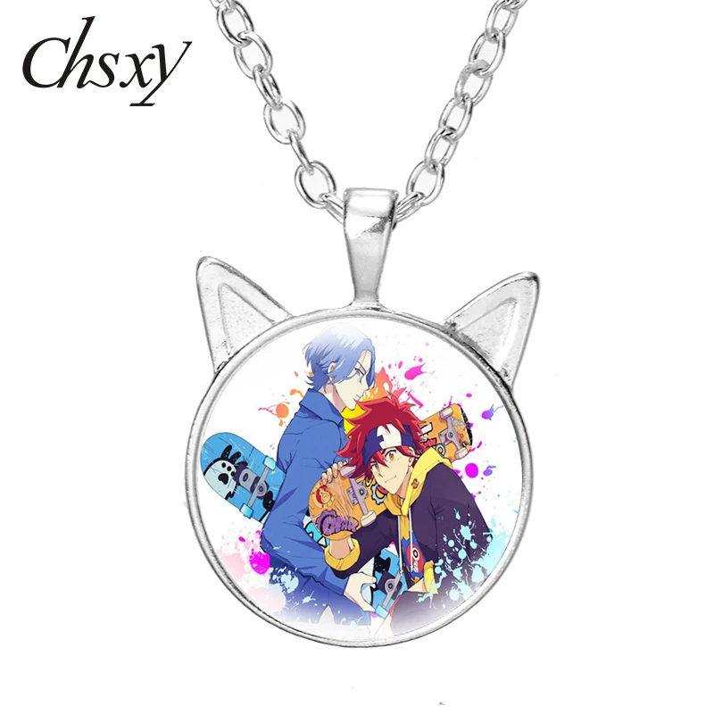 Anime SK8 The Infinity Cat Ear Necklace For Women and Girls Cosplay Round Pendant Necklace Chain Glass Dome Unisex Jewelry Gifts
Anime SK8 The Infinity Cat Ear Necklace For Women and Girls Cosplay Round Pendant Necklace Chain Glass Dome Unisex Jewelry Gifts