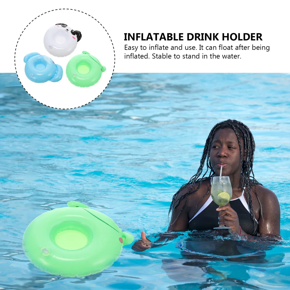 6pcs PVC Inflatable Beverage Cup Holders Swimming Pool Party Drinks Coasters
6pcs PVC Inflatable Beverage Cup Holders Swimming Pool Party Drinks Coasters