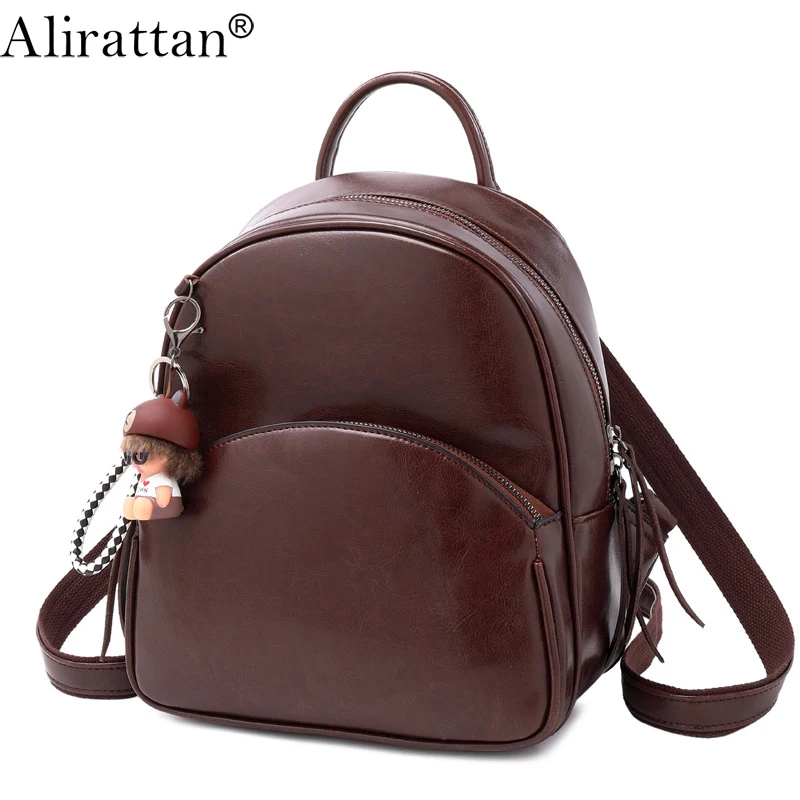 Alirattan New Genuine Leather Backpack Large Capacity Casual Travel Backpack Women Fashion Shopping Purse Shoulder Bag S02
Alirattan New Genuine Leather Backpack Large Capacity Casual Travel Backpack Women Fashion Shopping Purse Shoulder Bag S02