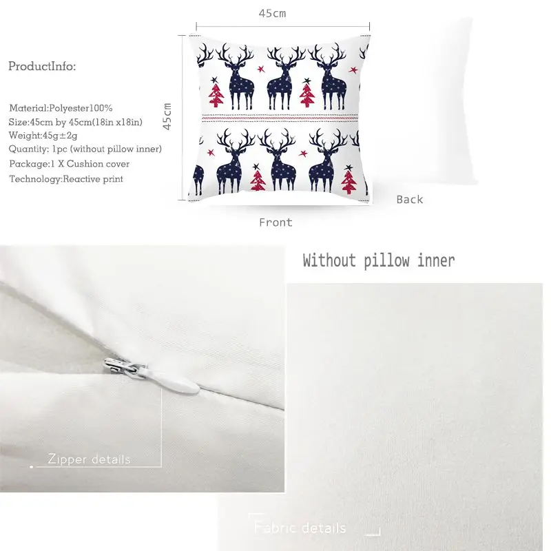 Christmas Cushion Cover Decorative Pillowcase Sofa Cushions Pillow Cases Christmas Decoration for Home Decor Pillow Cover
Christmas Cushion Cover Decorative Pillowcase Sofa Cushions Pillow Cases Christmas Decoration for Home Decor Pillow Cover