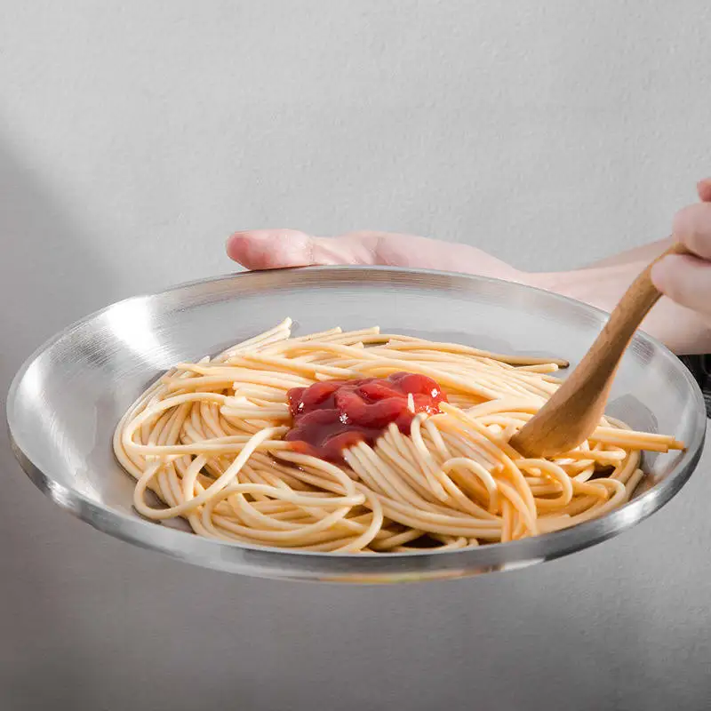 Stainless Steel Dinner Plates Dessert Snack Steak Fruit Plate For Kitchen Cake Snack Dishes Silver Storage Plate Korean Cutlery
Stainless Steel Dinner Plates Dessert Snack Steak Fruit Plate For Kitchen Cake Snack Dishes Silver Storage Plate Korean Cutlery