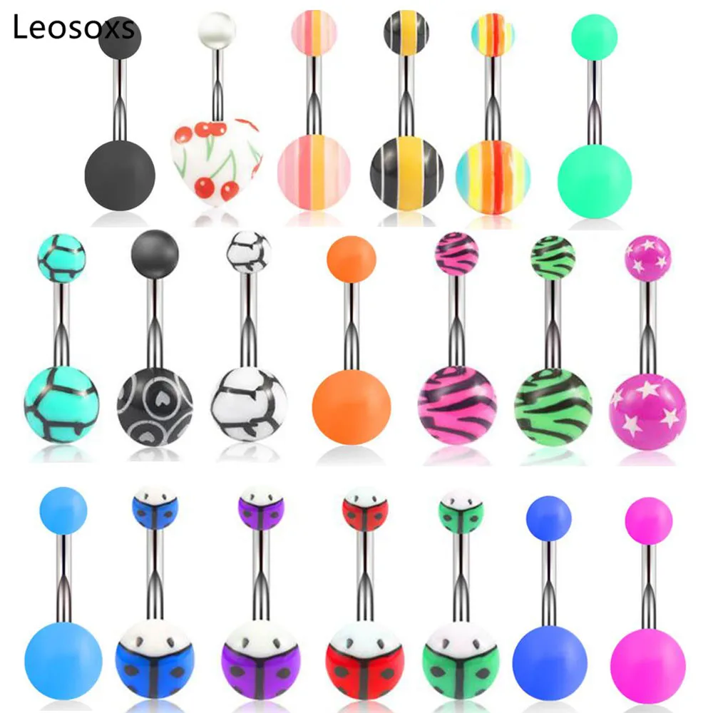 

Leosoxs 1pc Stainless Steel Rose Gold Belly Button Nail Piercing Jewelry Human Body Piercing Belly Button Ring