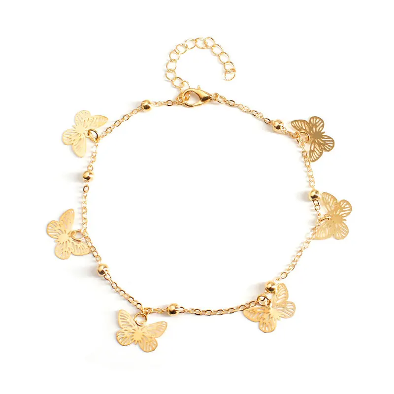 Trendy Creative Hollow Butterfly Pendant Anklets for Women Handmade Chain Ankle Bracelets on Leg Barefoot Jewelry
Trendy Creative Hollow Butterfly Pendant Anklets for Women Handmade Chain Ankle Bracelets on Leg Barefoot Jewelry