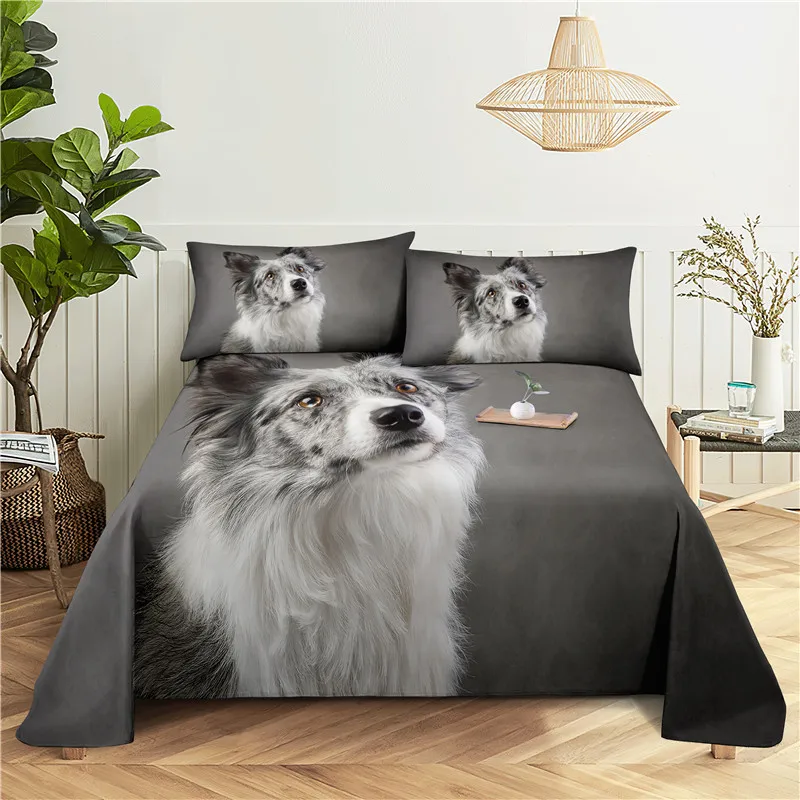 Beautiful Dog 0.9/1.2/1.5/1.8/2.0m Digital Printing Polyester Bed Flat Sheet With Pillowcase Print Bedding Set
Beautiful Dog 0.9/1.2/1.5/1.8/2.0m Digital Printing Polyester Bed Flat Sheet With Pillowcase Print Bedding Set
