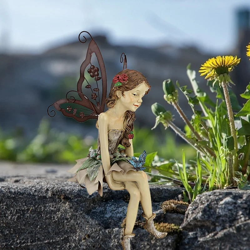 Flower Fairy Sculpture Landscaping Yard Art Ornament Resin Miniature Sitting Statue Outdoor Angel Girl Figurines Decor
Flower Fairy Sculpture Landscaping Yard Art Ornament Resin Miniature Sitting Statue Outdoor Angel Girl Figurines Decor