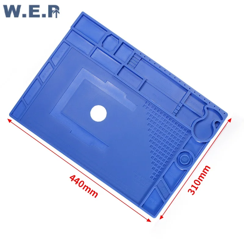 Heat Insulation Pad High Temperature Silicone Mat BGA Maintenance Welding Phone Repair Pad BGA Rework Station
Heat Insulation Pad High Temperature Silicone Mat BGA Maintenance Welding Phone Repair Pad BGA Rework Station