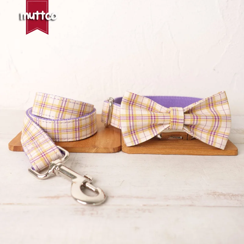 MUTTCO retailing High quality cute self-design dog collar Aster Plaid handmade poly satin and nylon 5 sizes dog collar UDC100
MUTTCO retailing High quality cute self-design dog collar Aster Plaid handmade poly satin and nylon 5 sizes dog collar UDC100