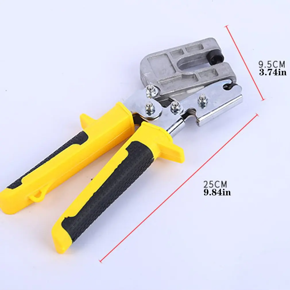 10 Inch Handle Stud Crimper Plaster Board Drywall Pliers For Fastening Metal Studs Punching Clamp For Maintenance Engineering
10 Inch Handle Stud Crimper Plaster Board Drywall Pliers For Fastening Metal Studs Punching Clamp For Maintenance Engineering