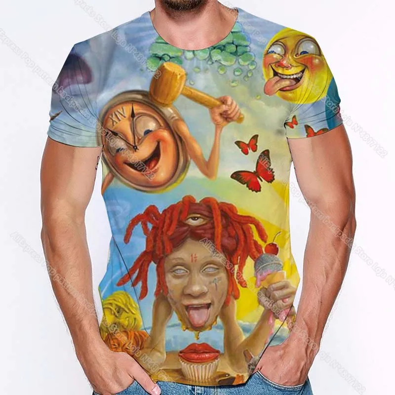 Summer Cool Trippie Redd 3D Print T Shirt Unisex Adult Short Sleeves Tshirt Trendy Male Novelty Streetwear Harajuku Men T-shirt
Summer Cool Trippie Redd 3D Print T Shirt Unisex Adult Short Sleeves Tshirt Trendy Male Novelty Streetwear Harajuku Men T-shirt