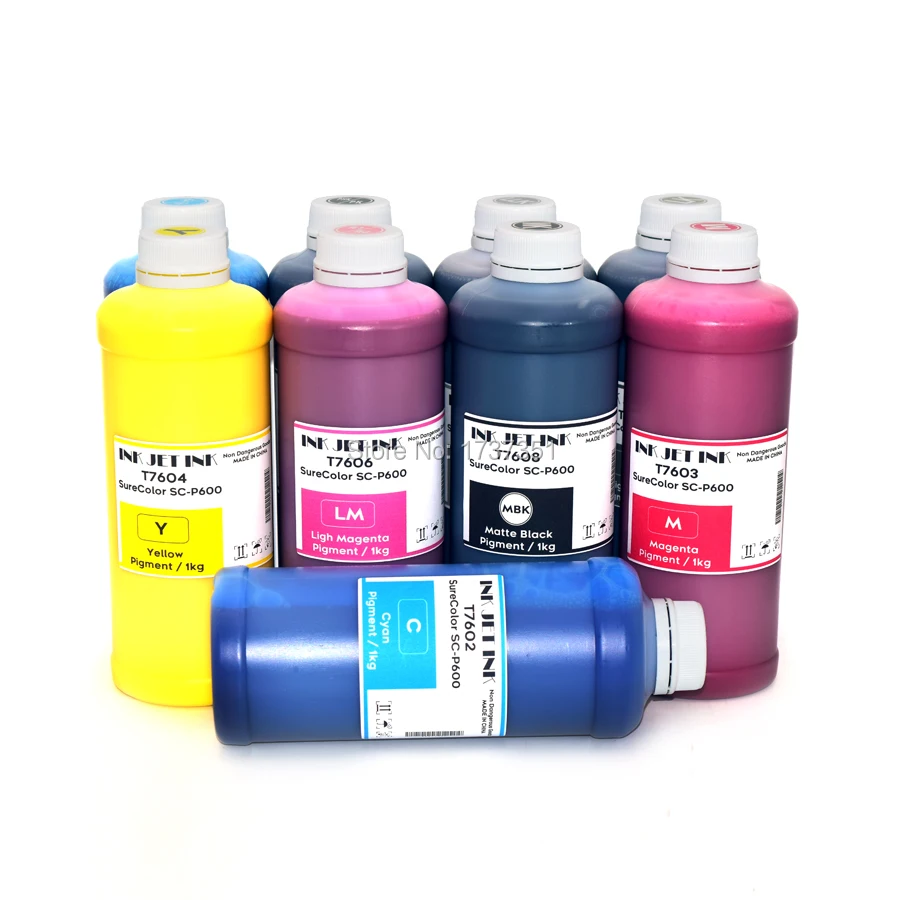 7Color 1000ML Refill Pigment Ink for Epson Stylus Pro 7600 9600 4000 Printer T544 Ink Cartridge
7Color 1000ML Refill Pigment Ink for Epson Stylus Pro 7600 9600 4000 Printer T544 Ink Cartridge