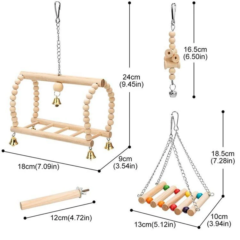Super Value Parrot Bite Pecking Toy Small and Medium Sized Bird Zebra Finch Toy Log Swing Ring Bell String 8-Piece Set
Super Value Parrot Bite Pecking Toy Small and Medium Sized Bird Zebra Finch Toy Log Swing Ring Bell String 8-Piece Set