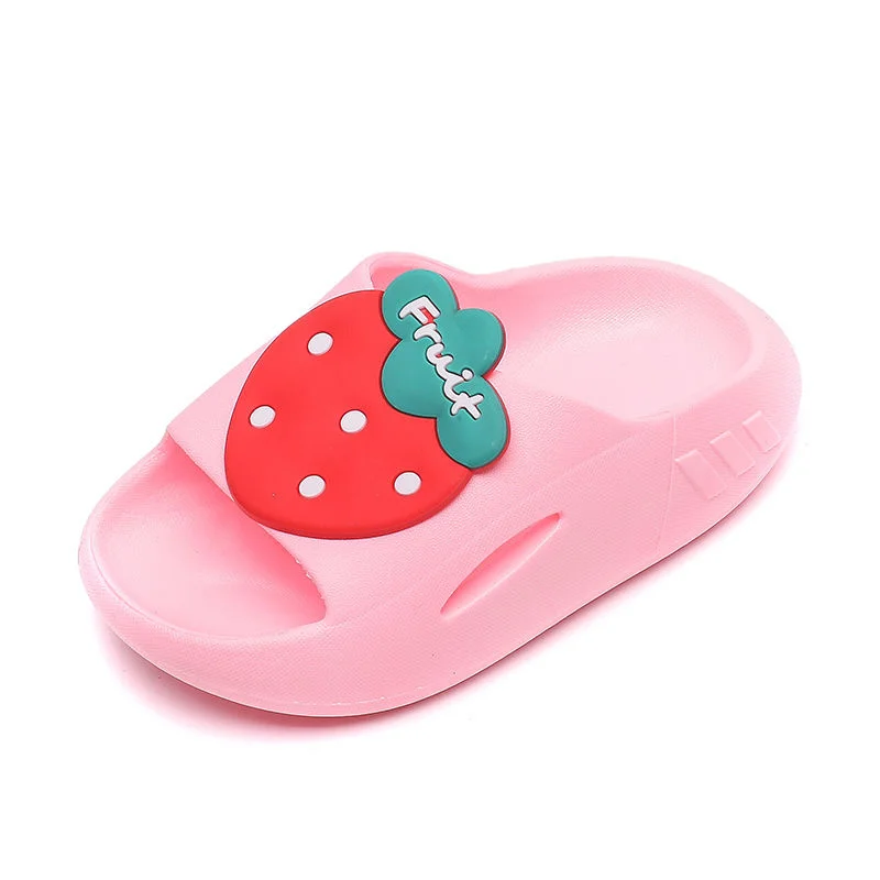 Children's Sandals Female Cartoon Strawberry Baby Home Lovely Antiskid Middle And Small Children's Princess Shoes Summer Soft
Children's Sandals Female Cartoon Strawberry Baby Home Lovely Antiskid Middle And Small Children's Princess Shoes Summer Soft