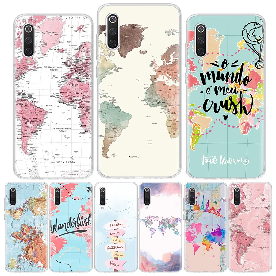 World Map Phone Case For Xiaomi Mi 11T 11i 11 Ultra 10 Lite 5G 12 Pro 12X 10T 9T 9 8 6X 5X Capa Coque Pattern Soft TPU Fundas Fo
World Map Phone Case For Xiaomi Mi 11T 11i 11 Ultra 10 Lite 5G 12 Pro 12X 10T 9T 9 8 6X 5X Capa Coque Pattern Soft TPU Fundas Fo