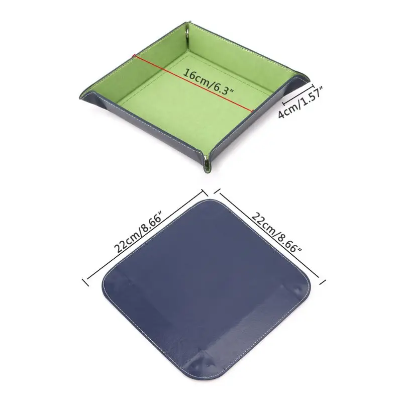 Board Game Accessories Foldable Desktop Storage Box PU Leather Quadrilateral Tray DND Dice Key Coin Box
Board Game Accessories Foldable Desktop Storage Box PU Leather Quadrilateral Tray DND Dice Key Coin Box