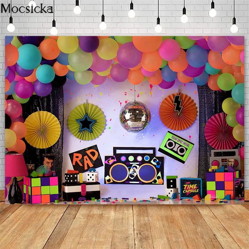 Rock Music Time Capsule Photography Backdrops Children Birthday Cake Smash Backgrounds for Photo Studio Balloon Disco Photoshoot
Rock Music Time Capsule Photography Backdrops Children Birthday Cake Smash Backgrounds for Photo Studio Balloon Disco Photoshoot
