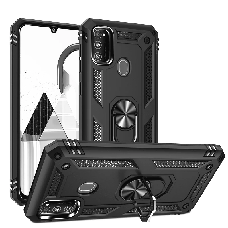 

Kickstand Ring Holder Armor Cover for Samsung galaxy M30S M10 M20 M30 M40 A10 A20S A70 A90 5G A30S A40 A50 A80 A90 5G Case