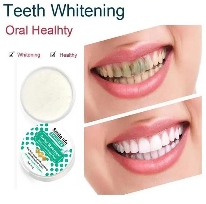 50G Teeth powder removes tartar and smoke stains teeth whitening teeth whitening kit whitening teeth
50G Teeth powder removes tartar and smoke stains teeth whitening teeth whitening kit whitening teeth