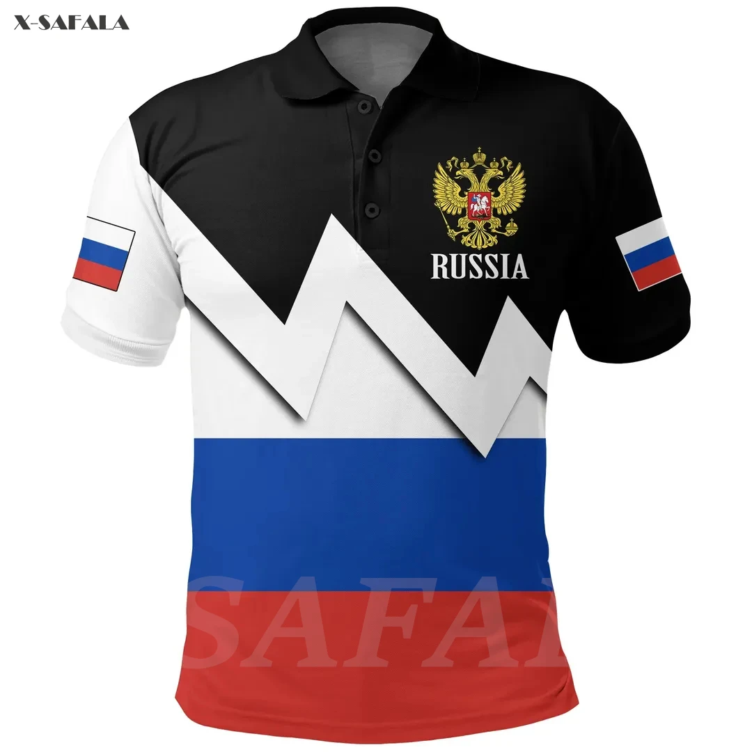 Russian Country Emblem 3D Printed Men Women Polo Shirt Collar Short Sleeve Street Wear Casual Tee Tops Anti-shrink High Quality
Russian Country Emblem 3D Printed Men Women Polo Shirt Collar Short Sleeve Street Wear Casual Tee Tops Anti-shrink High Quality
