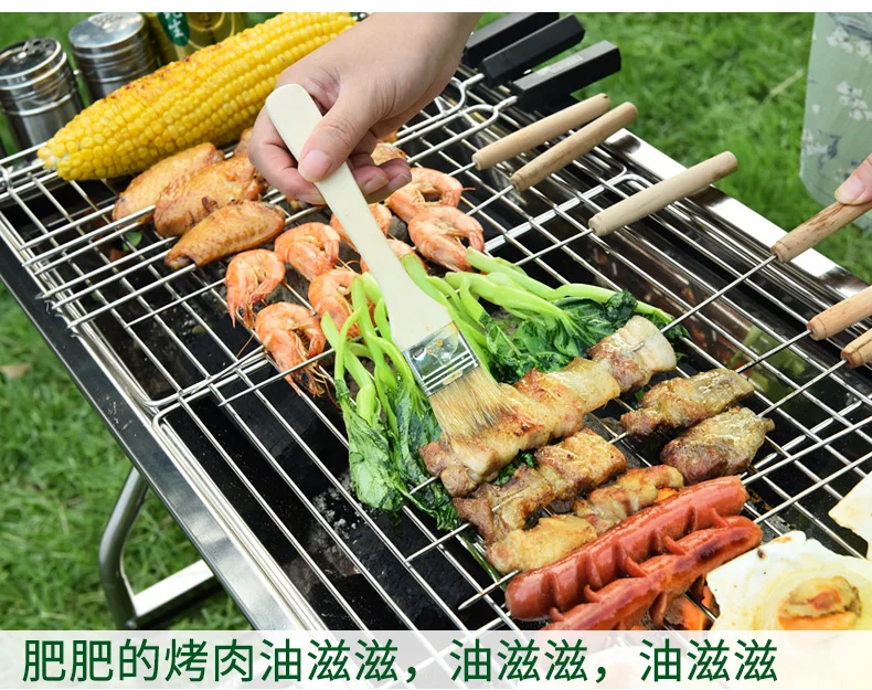 TT Household Charcoal Outdoor Barbecue Grill Outdoor Stainless Steel Smoke-Free Kebabs Utensils
TT Household Charcoal Outdoor Barbecue Grill Outdoor Stainless Steel Smoke-Free Kebabs Utensils