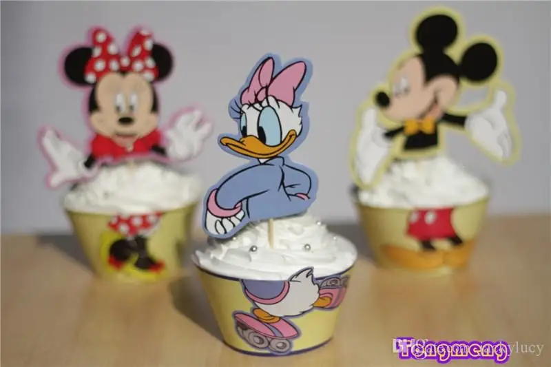 Movie Donald Duck Cupcake Wrapper Decorating Boxes Cake Cup With Toppers Picks For Kids Birthday Christmas Decorations Supplies
Movie Donald Duck Cupcake Wrapper Decorating Boxes Cake Cup With Toppers Picks For Kids Birthday Christmas Decorations Supplies