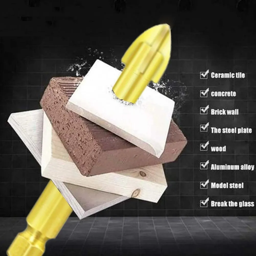 7pcs Cross Brill Bit 3/4/5/6/8/10/12mm Cemented Carbide Drilling Bits Cutting Glass Tile Woodworking Polishing Electric Drill
7pcs Cross Brill Bit 3/4/5/6/8/10/12mm Cemented Carbide Drilling Bits Cutting Glass Tile Woodworking Polishing Electric Drill