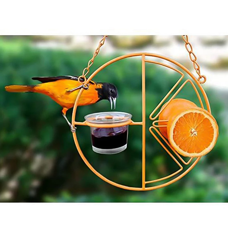Orioles Practical Feeder Outdoor Garden Metal Hanging Water Dispenser Portable Orange Fruit
Orioles Practical Feeder Outdoor Garden Metal Hanging Water Dispenser Portable Orange Fruit
