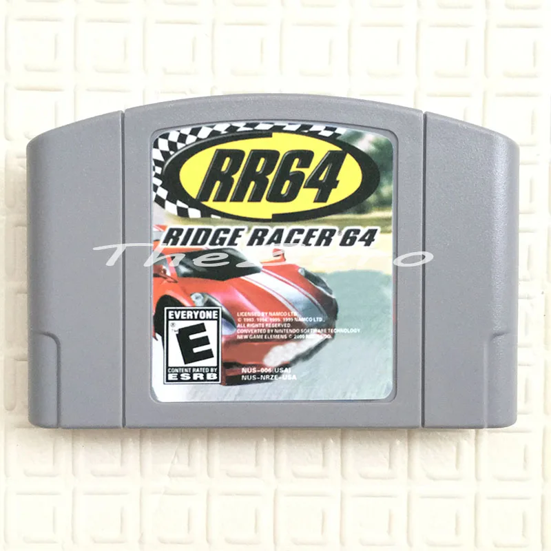 Видеоигра на английском языке для 64 бит консоли NTSC версии Ridge Racer 64|Картриджи| |